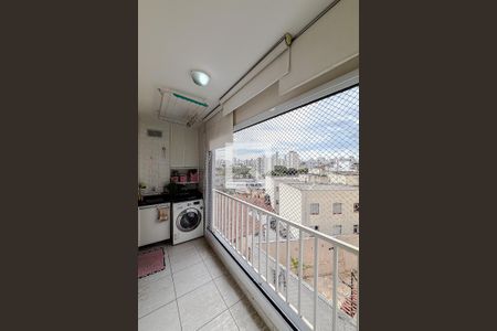 Varanda da Sala de apartamento à venda com 1 quarto, 35m² em Vila Monumento, São Paulo