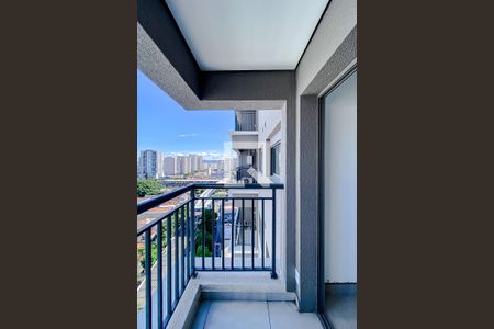 Varanda da Sala de apartamento para alugar com 1 quarto, 30m² em Quarta Parada, São Paulo