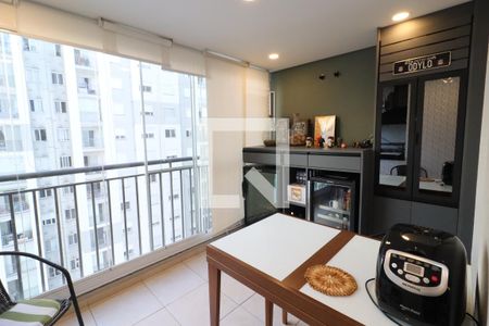 Varanda gourmet de apartamento à venda com 2 quartos, 83m² em Continental, Osasco