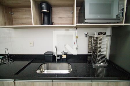 Cozinha de apartamento para alugar com 2 quartos, 83m² em Canto do Forte, Praia Grande