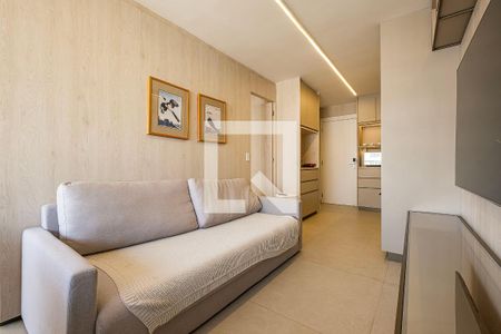 Sala/Cozinha de apartamento para alugar com 1 quarto, 44m² em Paraíso, São Paulo