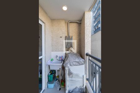 Varanda e Área de Serviço  de apartamento para alugar com 2 quartos, 43m² em Cidade Patriarca, São Paulo