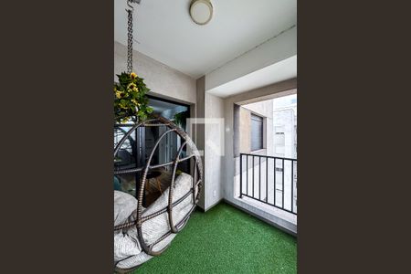 Varanda da Sala de apartamento para alugar com 1 quarto, 40m² em Brás, São Paulo