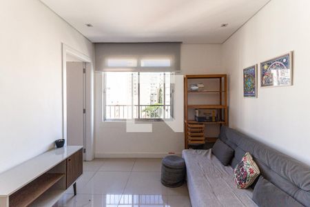 Sala de apartamento para alugar com 1 quarto, 47m² em Higienópolis, São Paulo