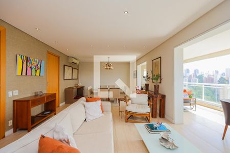 Sala de apartamento à venda com 3 quartos, 200m² em Vila Andrade, São Paulo