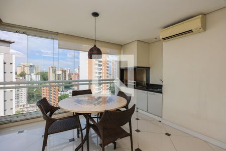 Varanda gourmet de apartamento à venda com 3 quartos, 200m² em Vila Andrade, São Paulo