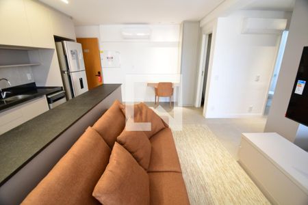 Sala de kitnet/studio para alugar com 1 quarto, 50m² em Nova Campinas, Campinas