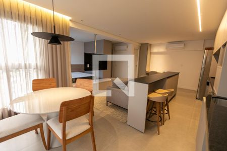 Sala de kitnet/studio para alugar com 1 quarto, 50m² em Nova Campinas, Campinas
