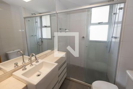 Banheiro da Suíte 1 de apartamento para alugar com 3 quartos, 104m² em Vila da Serra, Nova Lima
