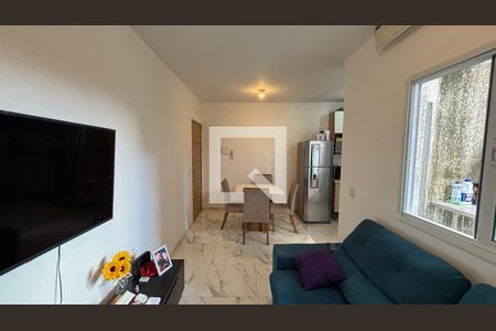 Sala - Sala de Jantar de apartamento à venda com 2 quartos, 50m² em Parque das Nações, Santo André
