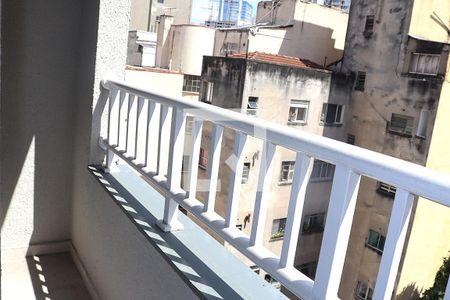 Varanda de kitnet/studio para alugar com 1 quarto, 24m² em Bela Vista, São Paulo