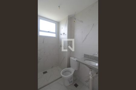 Banheiro da Suite de apartamento à venda com 2 quartos, 62m² em Pampulha, Belo Horizonte