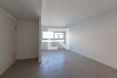 Sala/Cozinha de kitnet/studio à venda com 1 quarto, 34m² em Centro Histórico, Porto Alegre