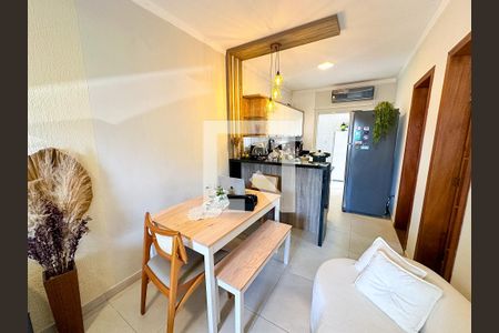 Sala de Jantar de casa de condomínio para alugar com 2 quartos, 60m² em Ingleses do Rio Vermelho, Florianópolis