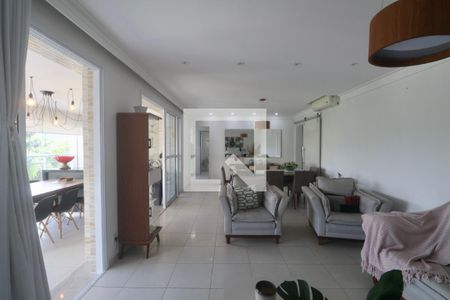 Sala de apartamento para alugar com 3 quartos, 158m² em Jardim Mar E Ceu, Guarujá
