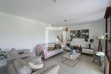 Sala de apartamento para alugar com 3 quartos, 158m² em Jardim Mar E Ceu, Guarujá