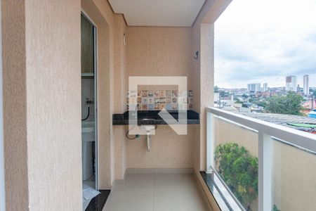Varanda da sala de apartamento para alugar com 2 quartos, 47m² em Vila Nogueira, Diadema