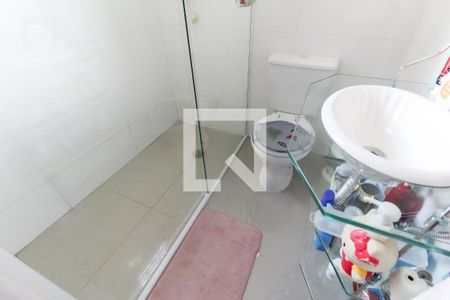 Banheiro da Suíte 1 de casa de condomínio à venda com 2 quartos, 67m² em Itaquera, São Paulo