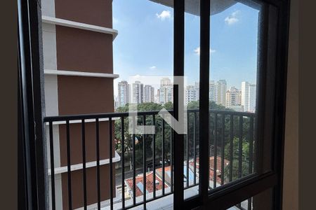 Sacada da Sala/Cozinha de apartamento para alugar com 1 quarto, 29m² em Mirandópolis, São Paulo