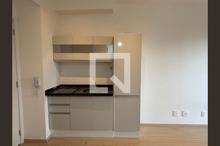 Sala/Cozinha de apartamento para alugar com 1 quarto, 29m² em Mirandópolis, São Paulo