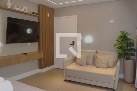 Sala - Dormitório  de kitnet/studio à venda com 1 quarto, 30m² em Bela Vista, São Paulo