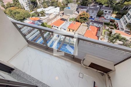 Varanda de kitnet/studio para alugar com 1 quarto, 26m² em Vila Mariana, São Paulo