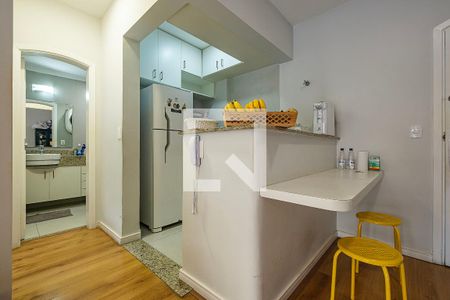 Sala/Cozinha de apartamento à venda com 1 quarto, 40m² em Jardim Paulista, São Paulo