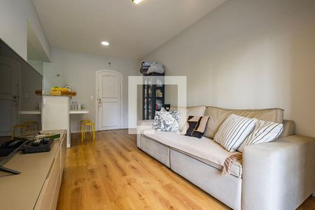 Sala/Cozinha de apartamento à venda com 1 quarto, 40m² em Jardim Paulista, São Paulo