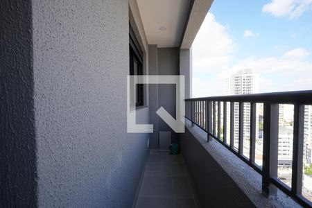 Varanda da Sala/ Cozinha de apartamento para alugar com 1 quarto, 26m² em Ipiranga, São Paulo