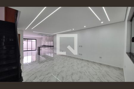 Sala de casa à venda com 3 quartos, 155m² em Jardim Utinga, Santo André