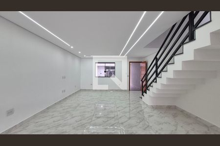 Sala de casa à venda com 3 quartos, 155m² em Jardim Utinga, Santo André