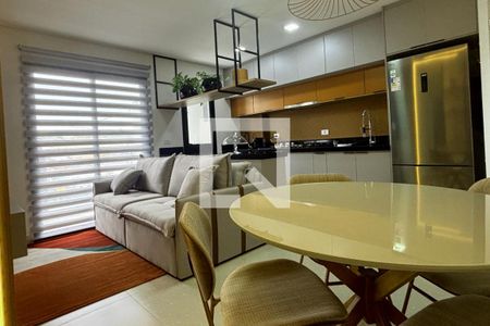 Sala de apartamento à venda com 2 quartos, 57m² em Nova Petrópolis, São Bernardo do Campo