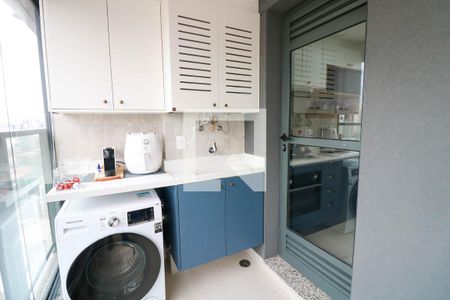 Varanda de apartamento à venda com 1 quarto, 39m² em Brooklin, São Paulo