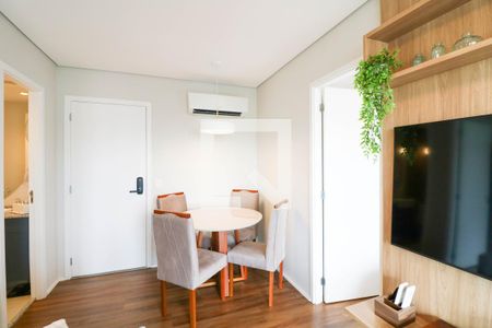 Sala de apartamento à venda com 1 quarto, 39m² em Brooklin, São Paulo