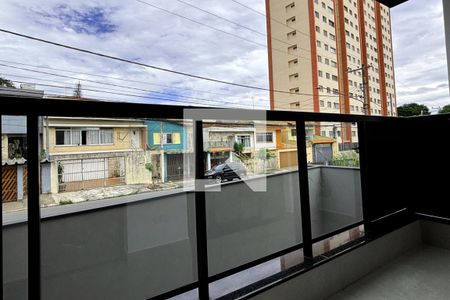 Varanda da Sala de apartamento à venda com 2 quartos, 57m² em Nova Petrópolis, São Bernardo do Campo