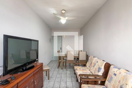 Sala de apartamento para alugar com 1 quarto, 40m² em Guilhermina, Praia Grande