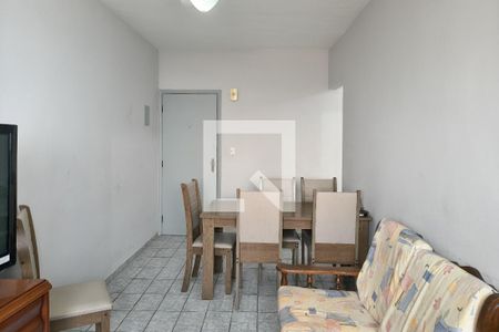 Sala  de apartamento para alugar com 1 quarto, 40m² em Guilhermina, Praia Grande