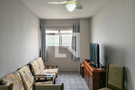 Sala de apartamento para alugar com 1 quarto, 40m² em Guilhermina, Praia Grande