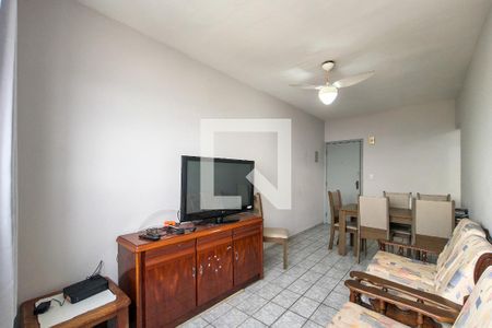 Sala de apartamento para alugar com 1 quarto, 40m² em Guilhermina, Praia Grande