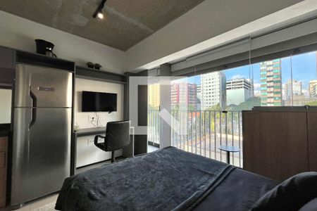Sala/Quarto de kitnet/studio para alugar com 1 quarto, 21m² em Vila Clementino, São Paulo