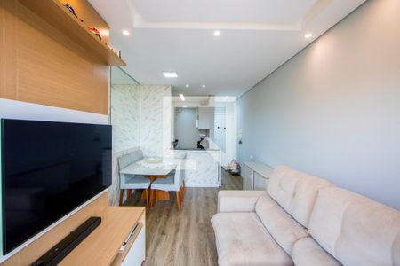 Sala de apartamento para alugar com 2 quartos, 55m² em Vila Humaita, Santo André