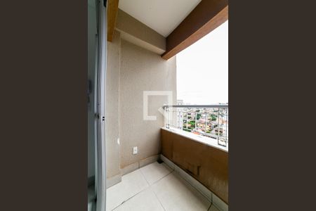 Varanda da Sala de apartamento à venda com 1 quarto, 60m² em São Geraldo, Belo Horizonte