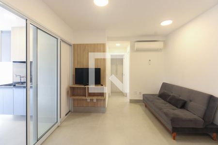 Sala  de apartamento para alugar com 1 quarto, 53m² em Vila Azevedo, São Paulo