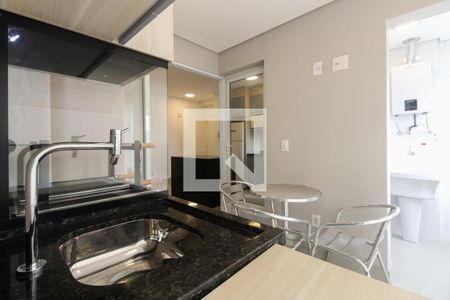 Varanda Gourmet  de apartamento para alugar com 1 quarto, 53m² em Vila Azevedo, São Paulo