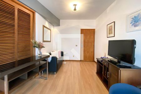 Sala de kitnet/studio para alugar com 1 quarto, 45m² em Lourdes, Belo Horizonte
