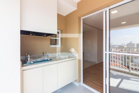 Varanda da Sala de apartamento para alugar com 2 quartos, 50m² em Vila Osasco, Osasco