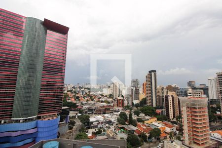 Vista da Sala / Cozinha / Área de Serviço de kitnet/studio à venda com 1 quarto, 26m² em Pinheiros, São Paulo