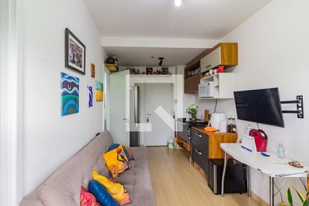 Sala de apartamento para alugar com 1 quarto, 36m² em Santo Amaro, São Paulo