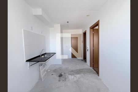 Sala/Cozinha de apartamento à venda com 1 quarto, 25m² em Belenzinho, São Paulo