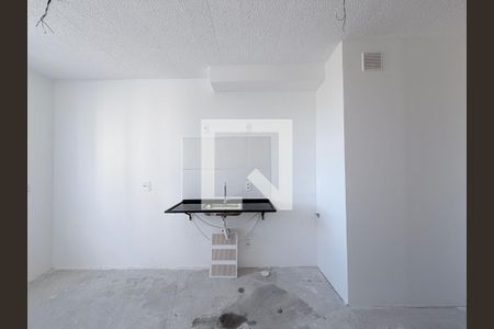 Sala/Cozinha de apartamento à venda com 1 quarto, 25m² em Belenzinho, São Paulo